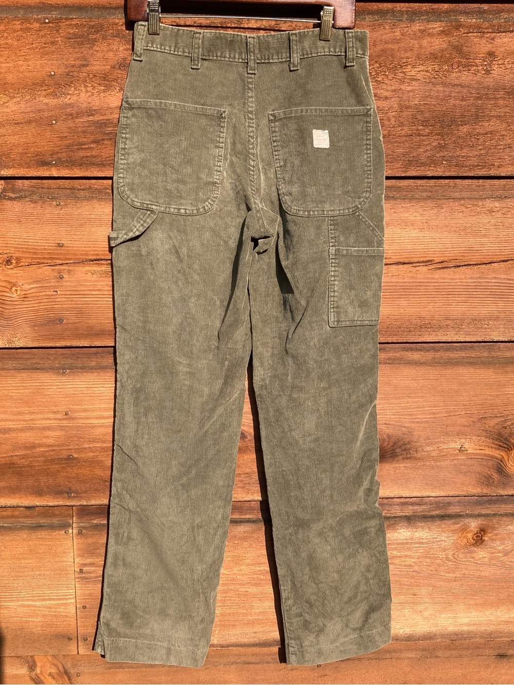 ABERCROMBIE Corduroy Carpenter Olive Pants